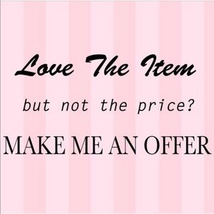 All reasonable offers considered!! 😉